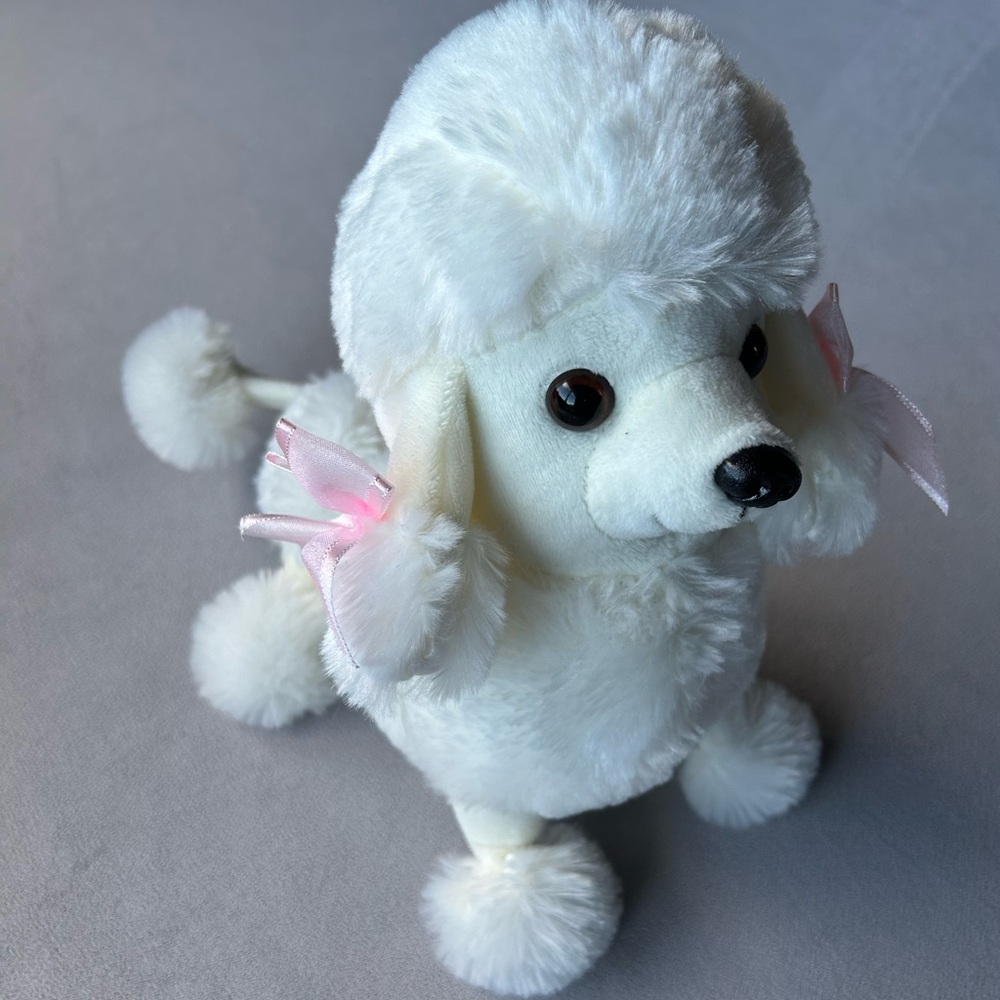 3 for $25 ~ Poodle ~ Pink Bows ~ Stuffed Animal